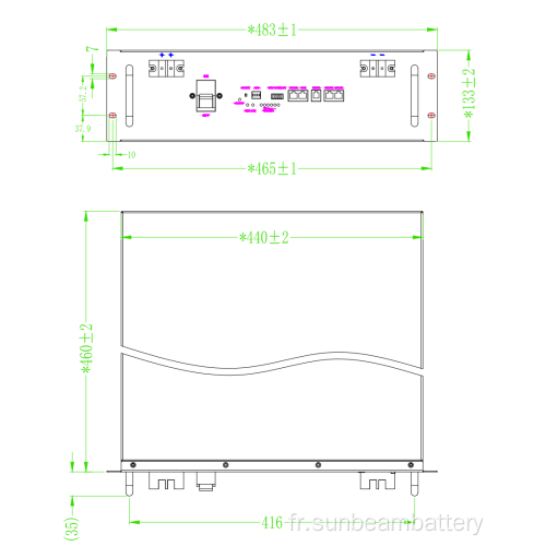 Système de stockage à domicile de la batterie